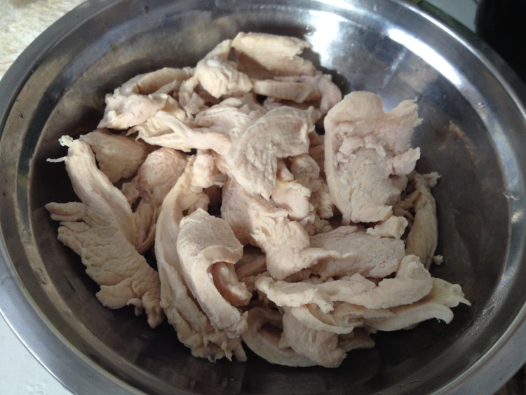 鸡肉炒青椒步骤1