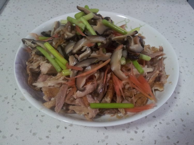 杂蔬拌鸡肉步骤5