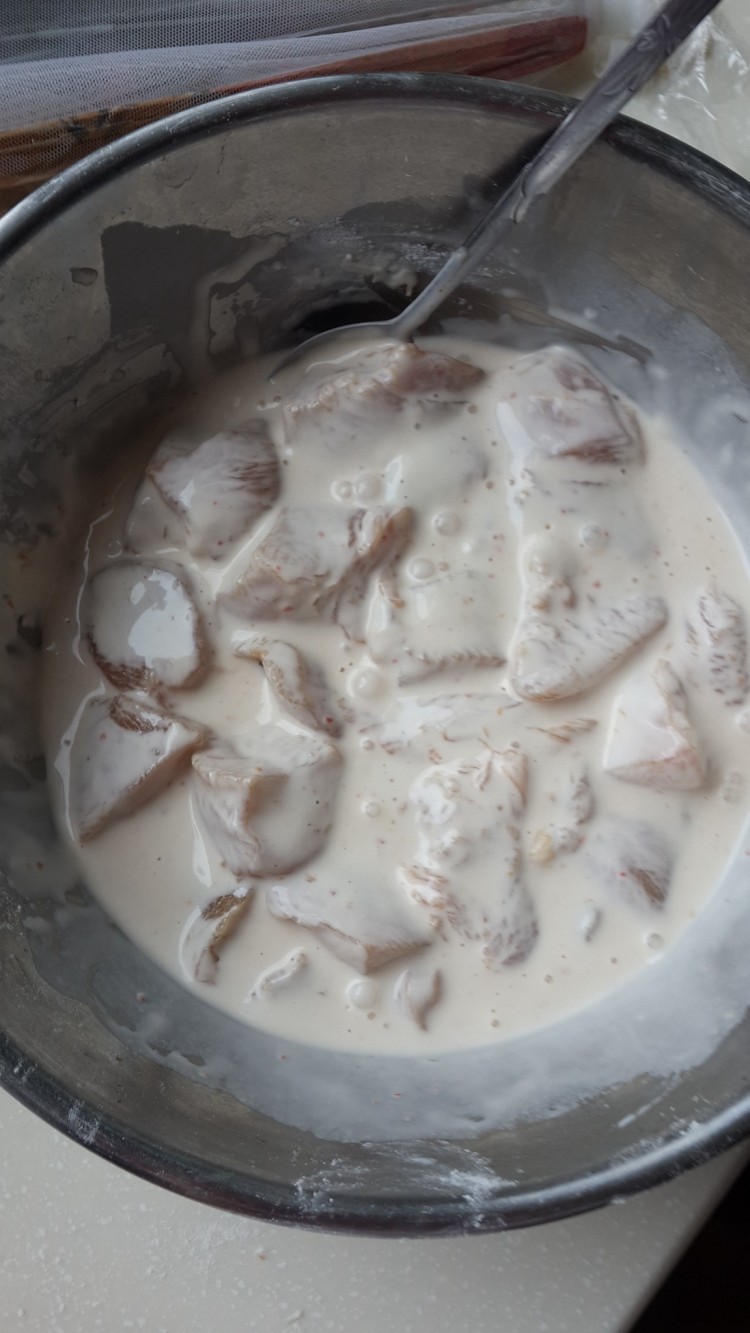 脆皮鸡肉块步骤3