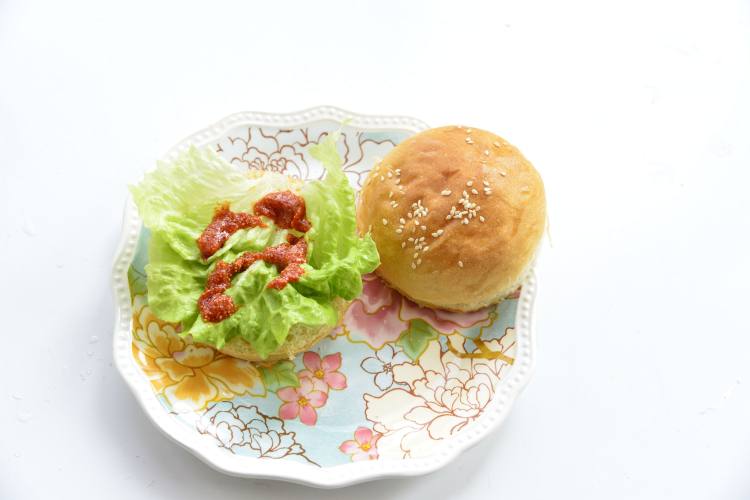 鸡肉虾排堡步骤12