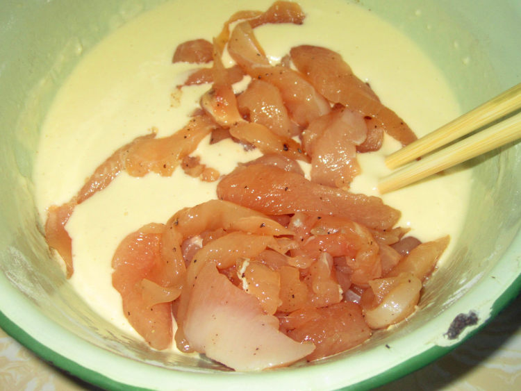 酥炸鸡肉条步骤7