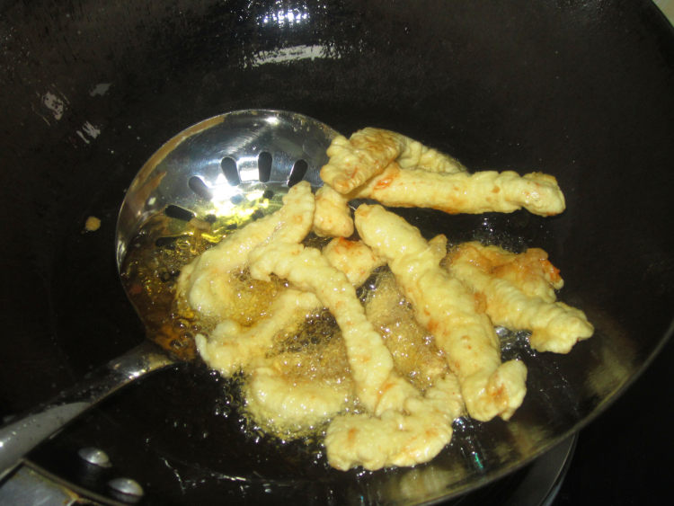 酥炸鸡肉条步骤9