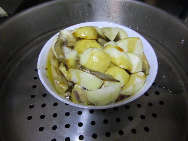 茨菰扣鸡肉步骤12