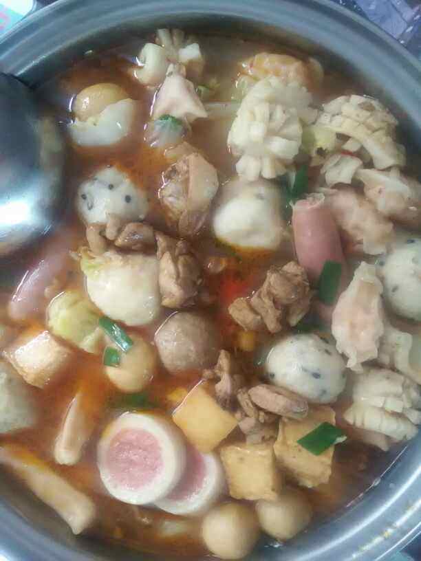 鸡肉丸子火锅步骤8