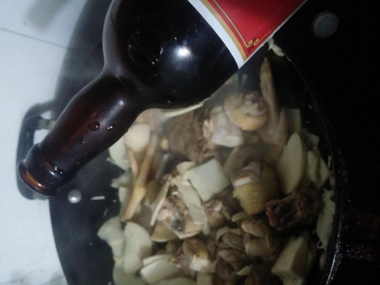 咖喱笋烧鸡肉步骤5