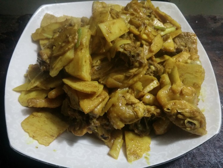 咖喱笋烧鸡肉步骤8