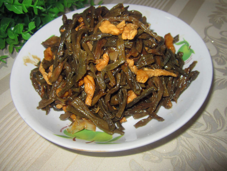 干豆角炒鸡丝步骤10