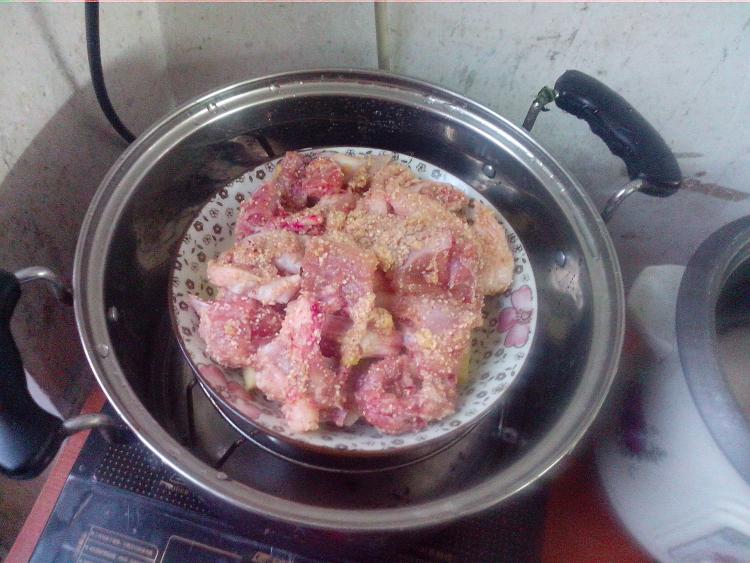 粉蒸鸡肉步骤10