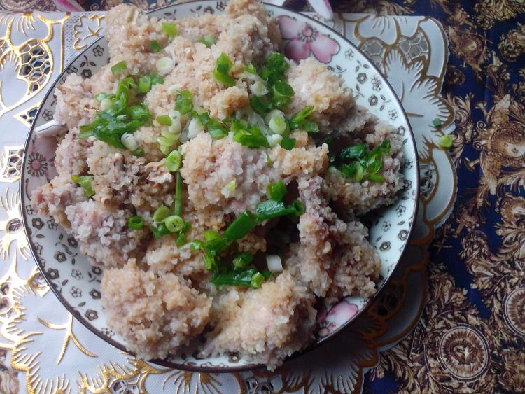 粉蒸鸡肉步骤13
