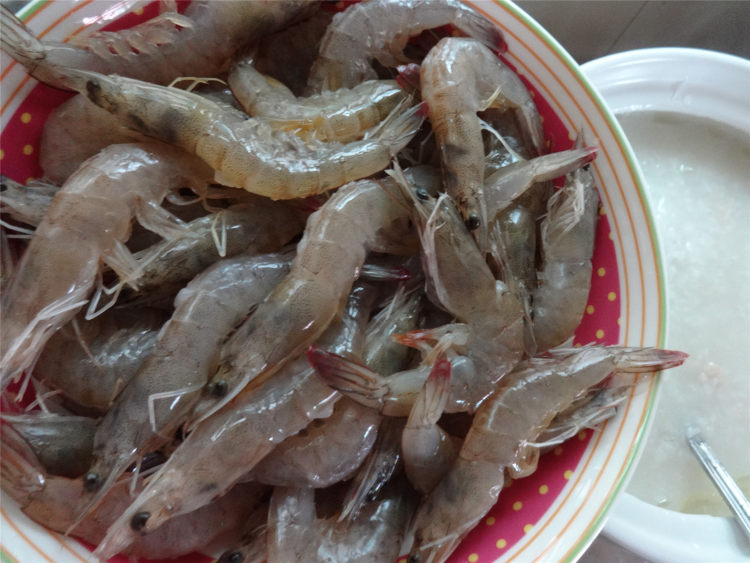 鲜虾鸡肉粥步骤9
