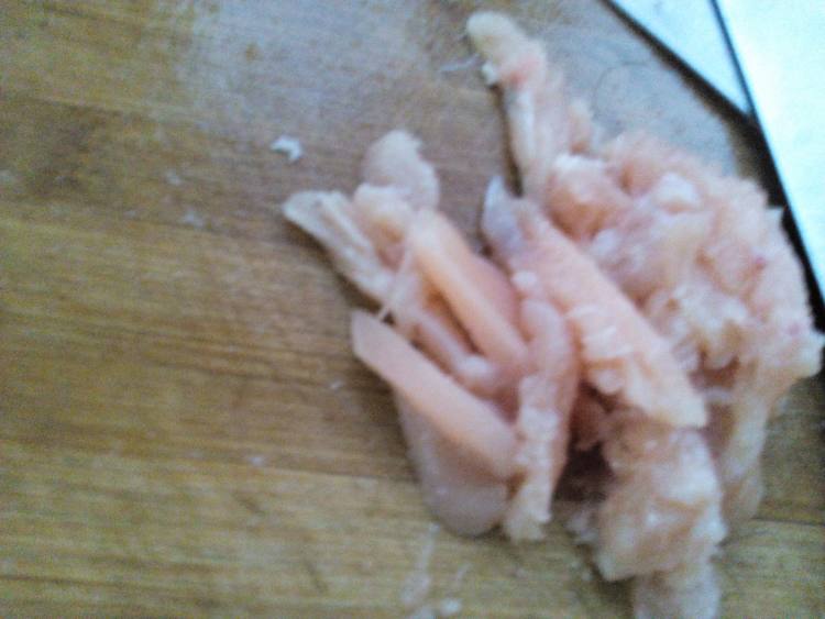 莴笋炒鸡肉步骤1