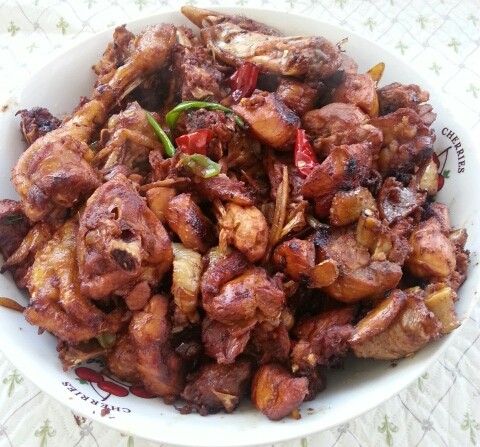 辣炒干锅鸡步骤8