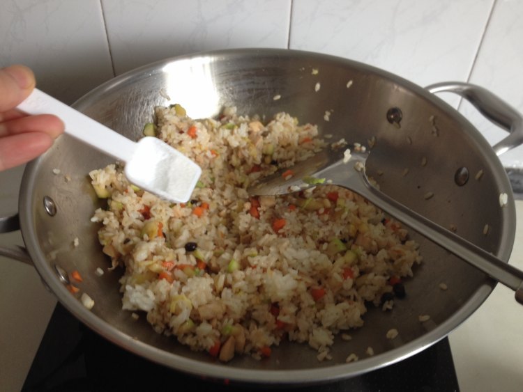 豆豉时蔬炒饭步骤8