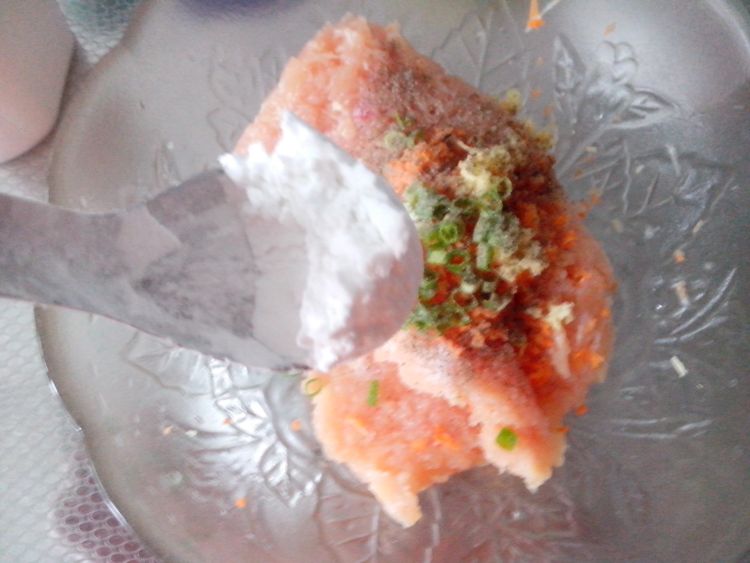 黑胡椒鸡肉丸步骤6