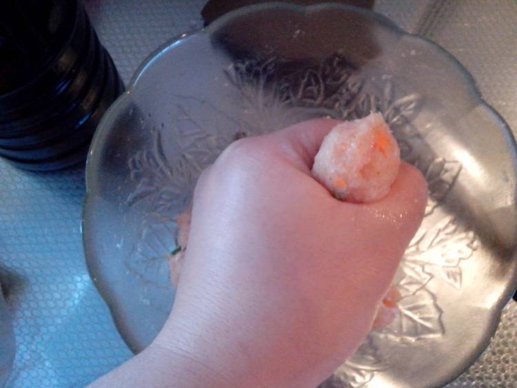 黑胡椒鸡肉丸步骤8