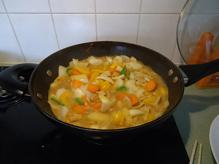 咖喱鸡肉烩杂蔬步骤14