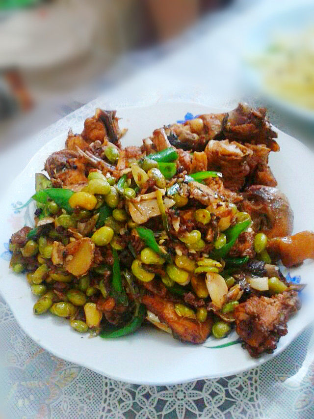 毛豆鸡步骤6