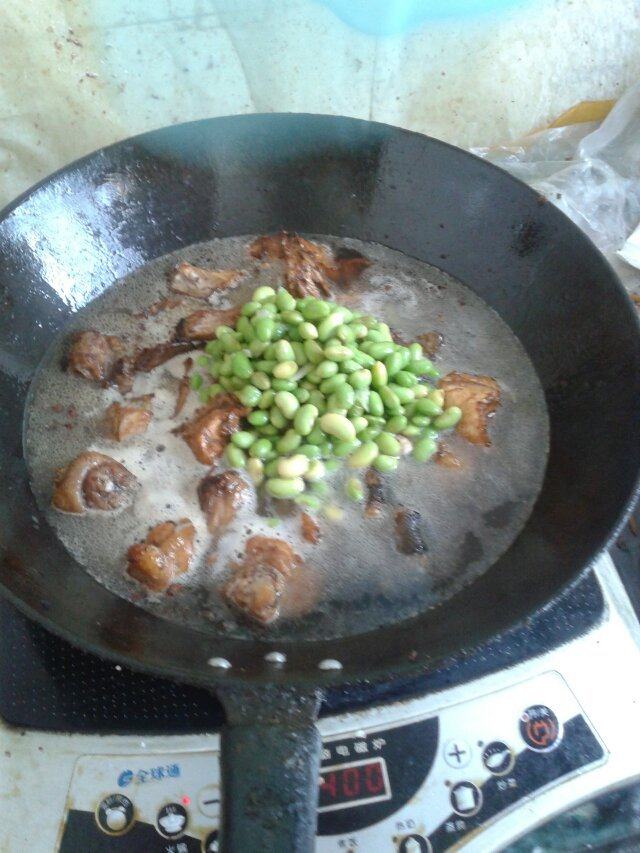 毛豆鸡步骤5
