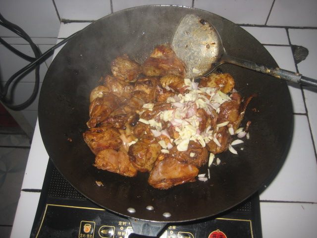 小鸡蘑菇大炖菜步骤7