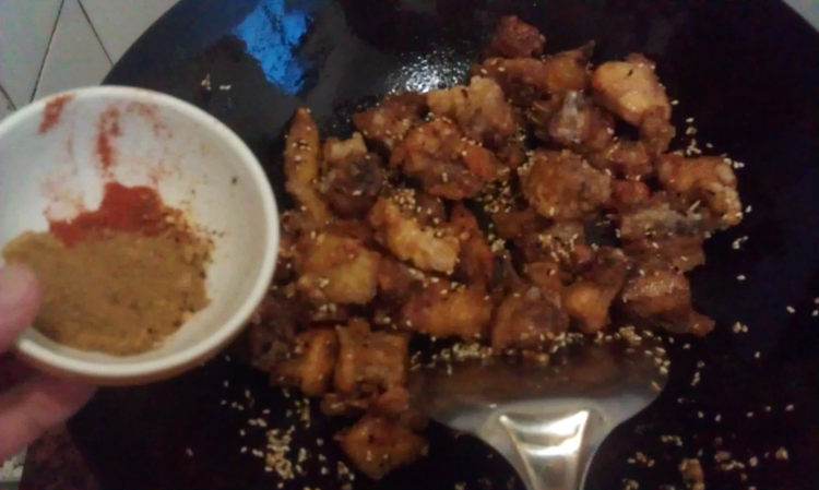 孜然辣鸡块步骤9