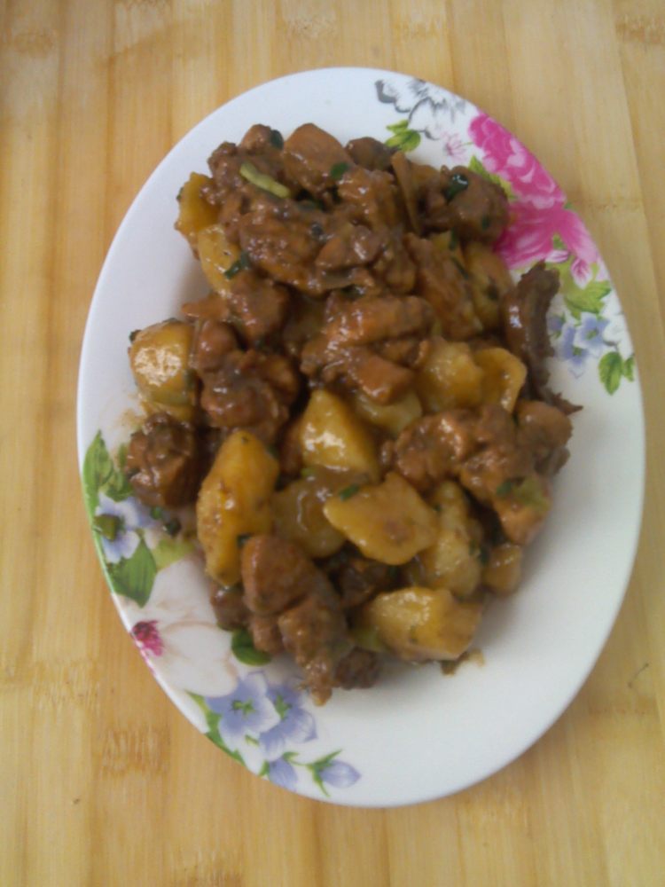 小鸡烧土豆步骤12
