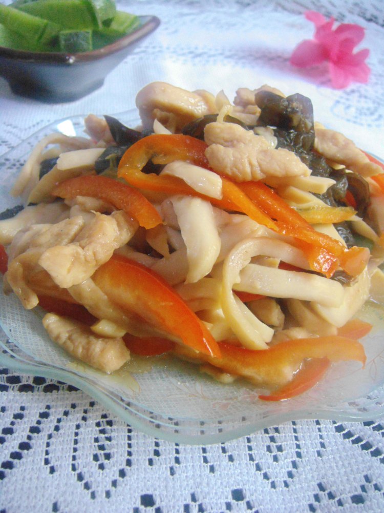 鸡肉杏鲍菇步骤11
