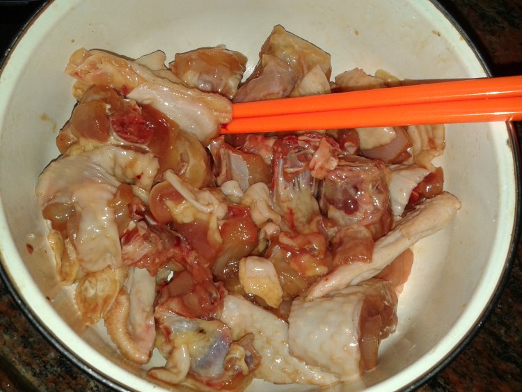 香菇鸡粥步骤4