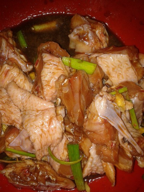 辣味可乐鸡肉步骤3