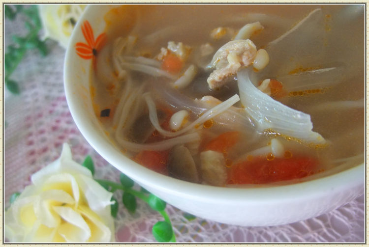 菌菇鸡汤步骤11