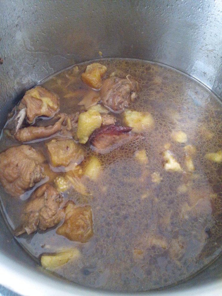 茄子炖鸡块步骤9