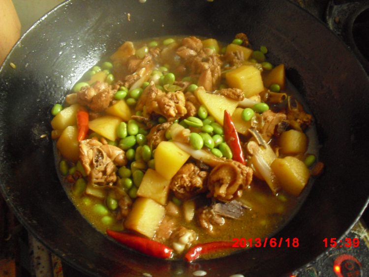 黄豆土豆鸡块步骤5