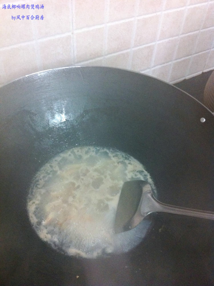 海底椰响螺肉鸡汤步骤5
