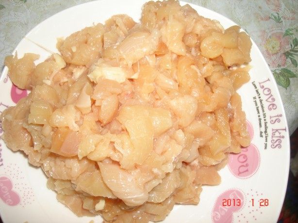 鸡肉炒芥菜步骤1