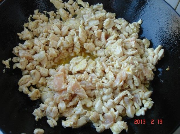鸡肉炒芥菜步骤7