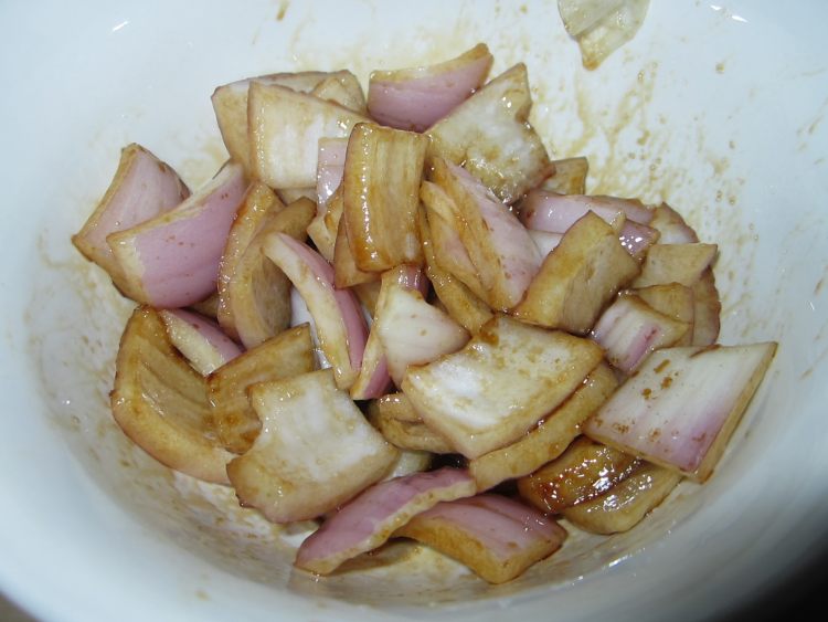 洋葱鸡肉串步骤6