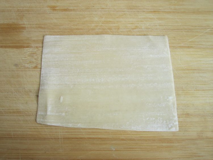 馄饨皮小饼步骤2