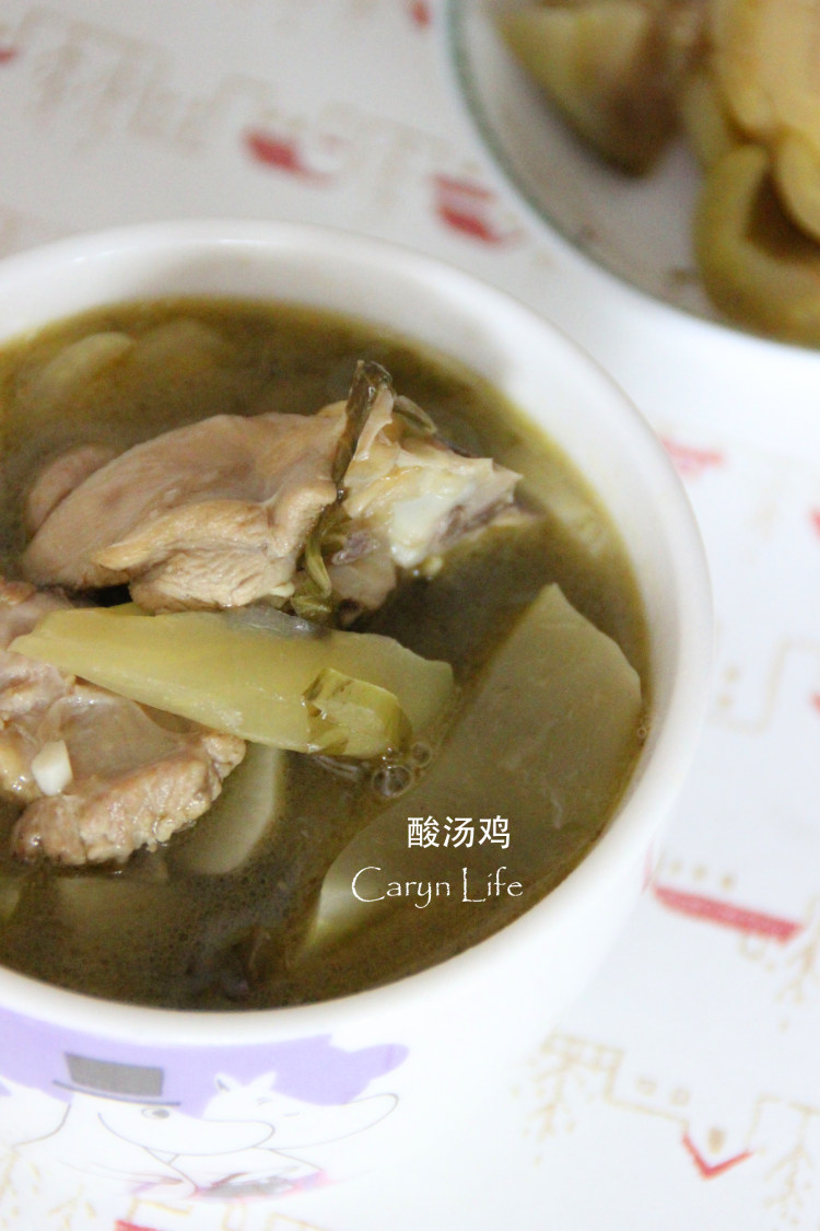 酸菜鸡步骤7