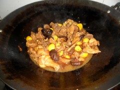 冬菇栗子鸡步骤14