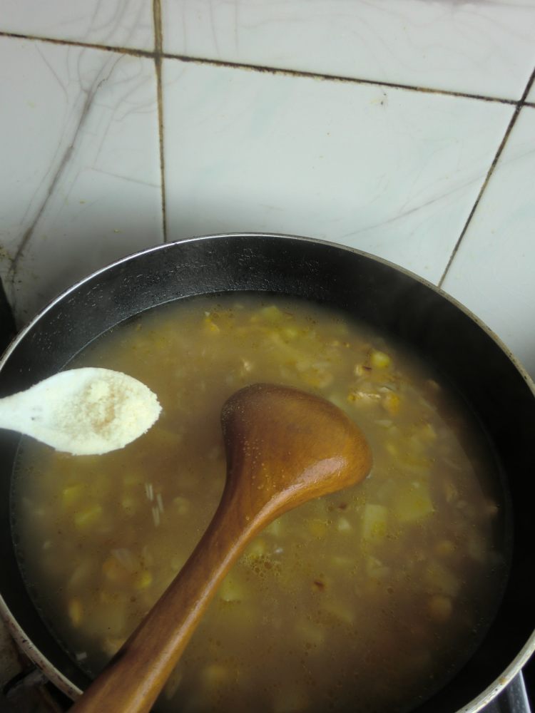 西式奶油鸡肉玉米汤步骤14