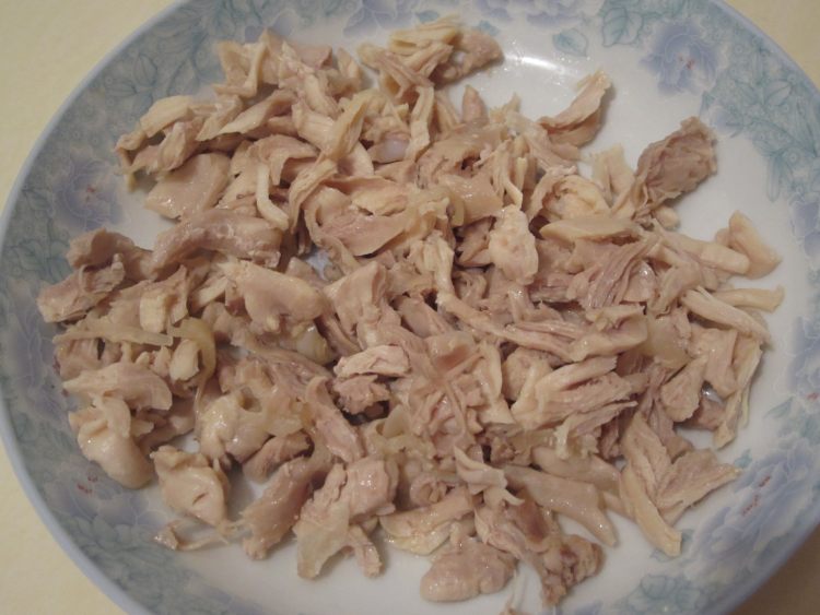 豆芽拌鸡肉步骤6