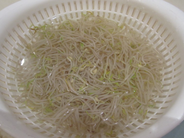 豆芽拌鸡肉步骤3