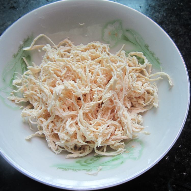 蚝油鸡丝步骤6