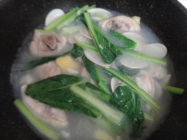 鸡肉蛤蜊汤步骤9