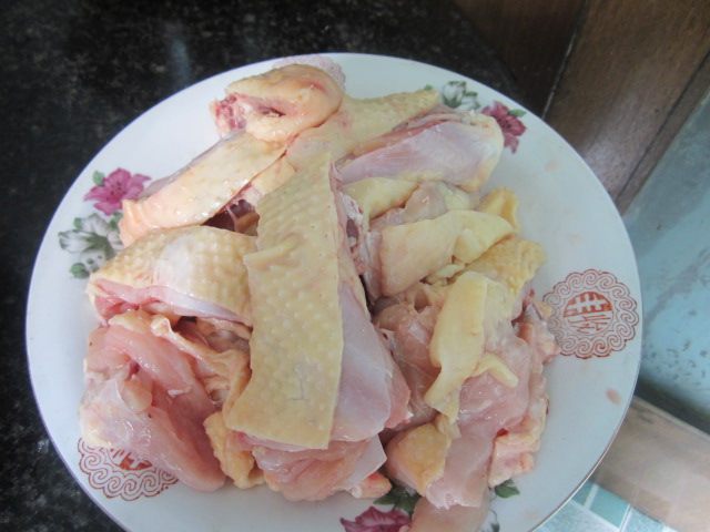 豆腐烧鸡步骤1