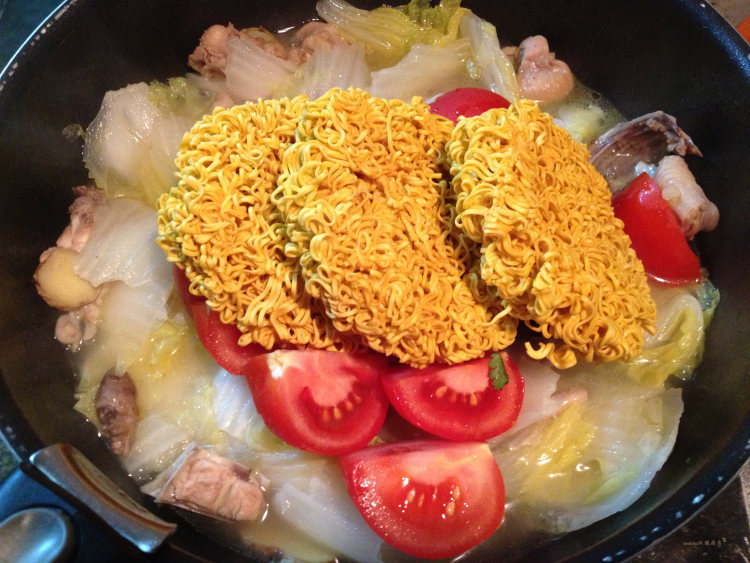 鸡肉番茄面步骤6
