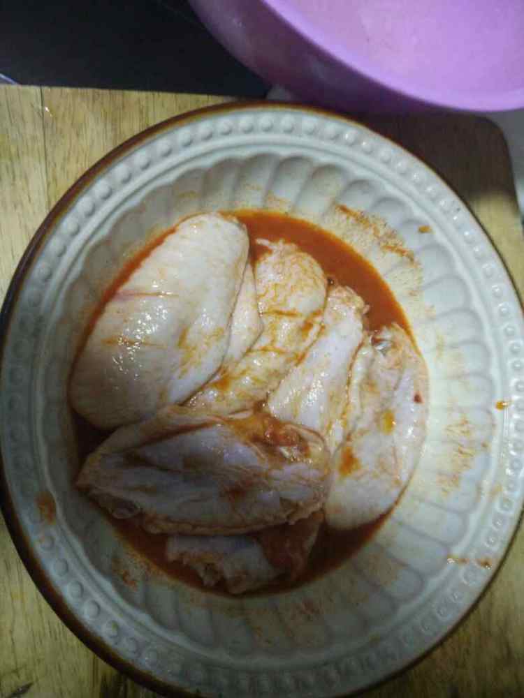 黑米翅包饭#多效护理步骤4