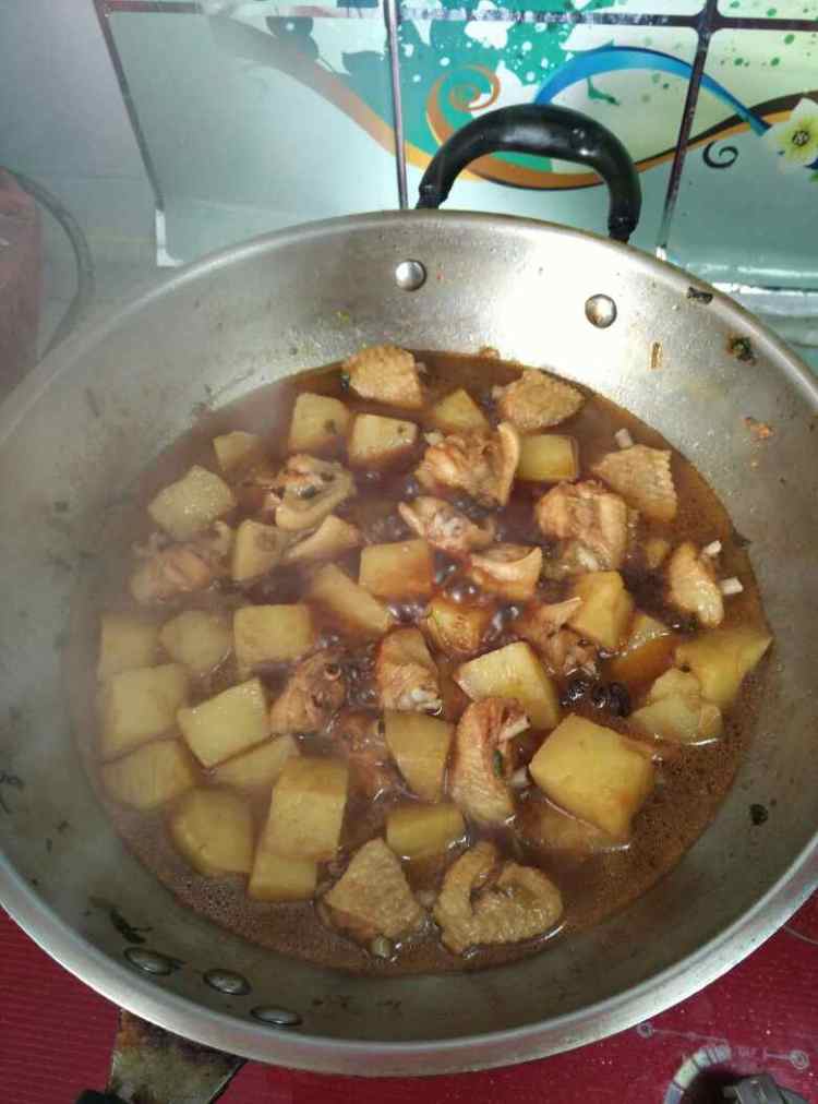 土豆鸡翅步骤7