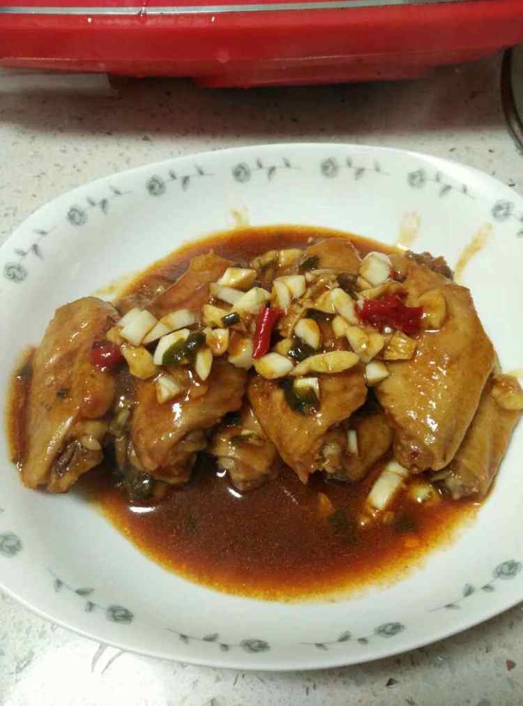 蒜茸鸡翅步骤8