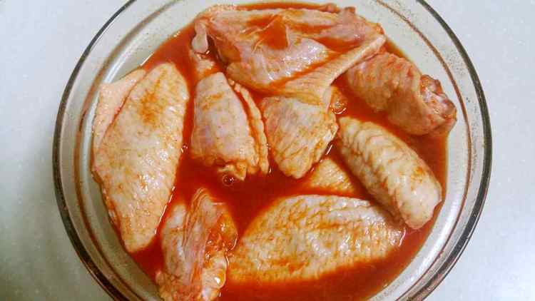 电饼铛烤鸡翅步骤4