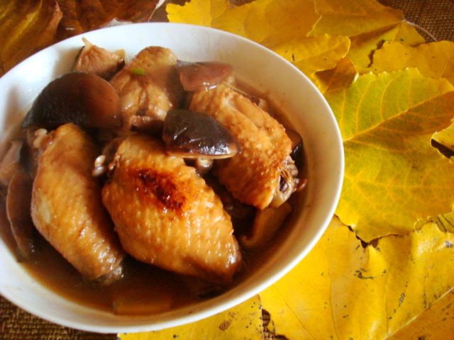 鸡翅炖香菇步骤8